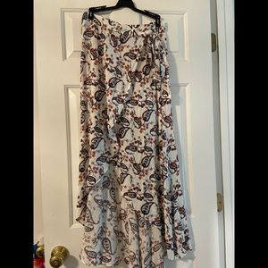 paisley it forward wrap skirt